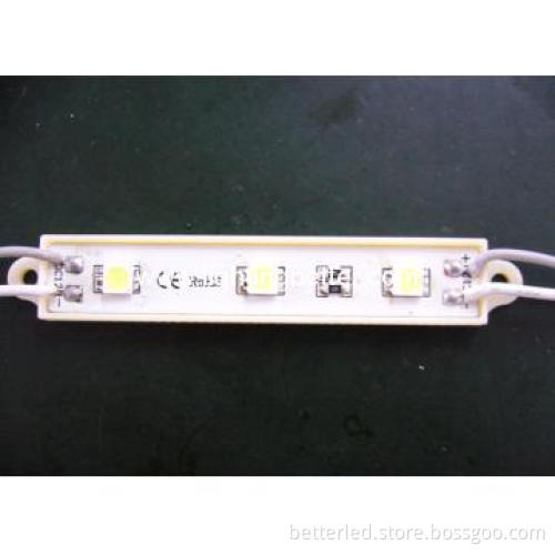 Popular sells DC12V LED 3leds module with plastic cover,high quality